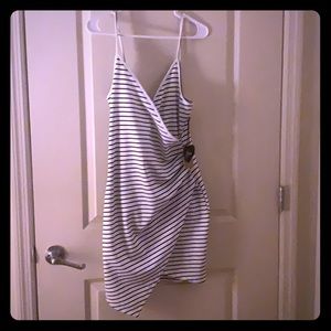 Popular Basics bodycon wrap dress